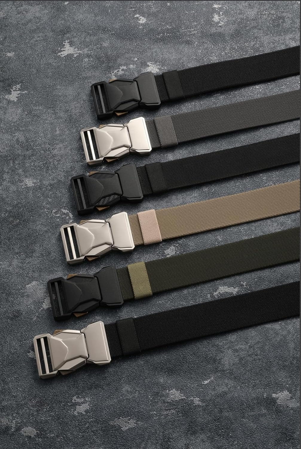 CHAOREN Ratchet Belt Replacement Strap 1 3/8”, Leather Belt Strap for 40MM Slide Click Buckle - Image 7